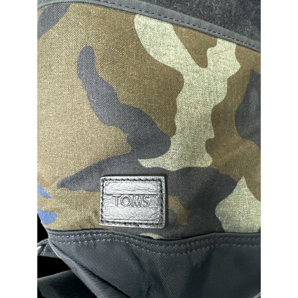 TOMS Green Camo Herringbone Discover Backpack main image 7